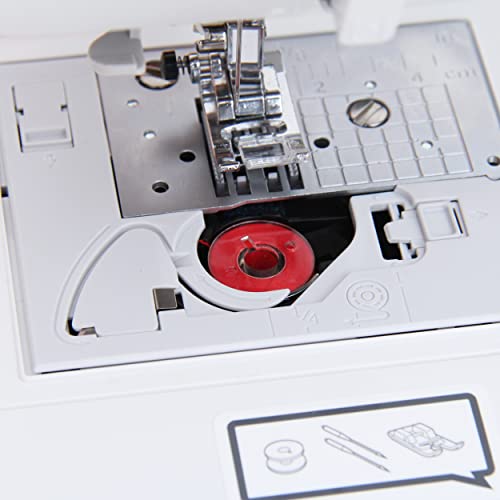 ThreadArt 25 piezas bobinas preenhebradas hilo blanco miniatura 4