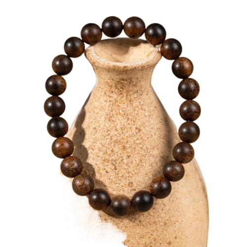 Perles de soie dorée en bois d'agar blanc : l'éveil des sens et la douceur du miel floral