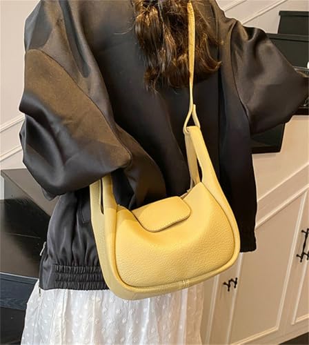 Rungion Womens Trendy Bucket Handbag Purse Small Vegan Leather Shoulder Crossbody Bag Cute Y2k Satchels 2Pcs3