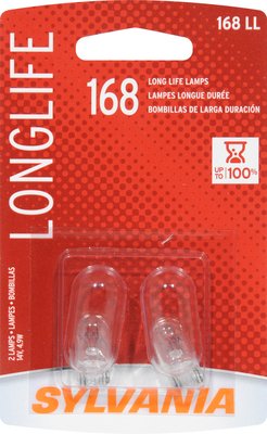 Sylvania 168LL Long Life Bulb - Pair
