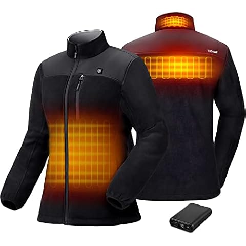 TIDEWE Women's Heated Fleece Jacket Cover