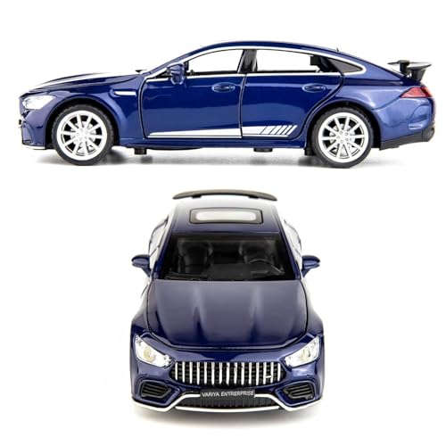Image of BlackZone 1:32 Scale Toy Car Compatible for AMG GT63 Alloy Diecast Collectible Pull Back Toy Car with Light and Sound Toy Vehicle for Adult Boys Birthday Gift (1:32 Yellow)
