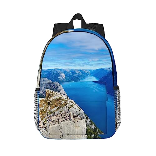 Sac à dos de voyage unisexe en toile noire 38,1 cm loisirs et bureau
