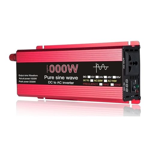 Onda Sinusoidale Convertitore Corrente Inverter A Onda Sinusoidale Pura 3000W 2200W Tensione CC 12V 24V A CA 110V 220V Convertitore Potenza Trasformatore Inverter Solare(12V,220-230 50HZ_3000W)