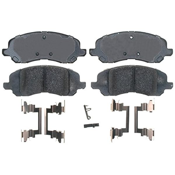 Acdelco 17D1285CH professionale in ceramica pastiglie freno a disco anteriore