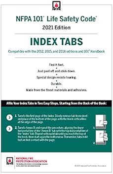 Hardcover NFPA 101, Life Safety Code Handbook, 2015 Edition with Index Tabs Book