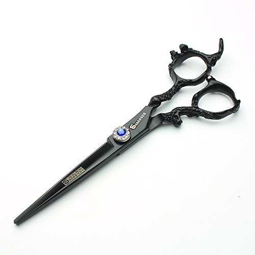 Ciseaux professionnels 400C ensemble noir 5,5 pouces de coupe mince