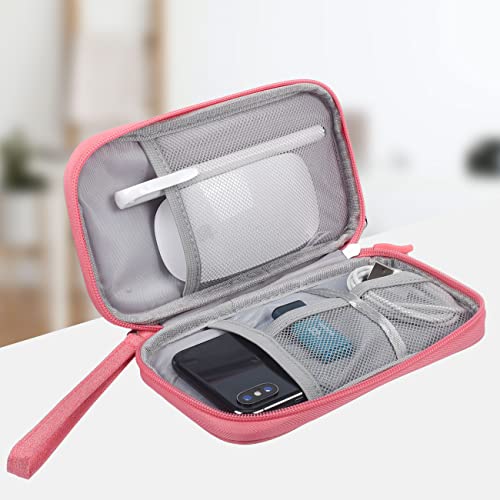 Electronic Organizer, Shockproof Carrying Case Hard Protective Eva Case, Small Travel Cable Organizer Bag Pouch Portable Electronic Accessories Storage Case For Cable,Cord,Charger,Earphone,Usb,Sd Card #TOP1