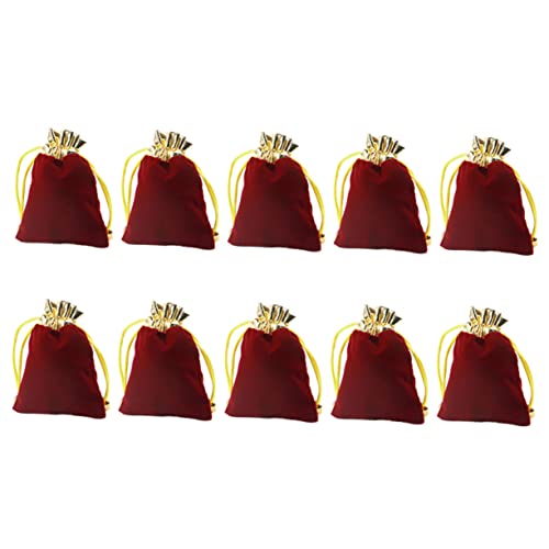 Cabilock 10 Pçs Sacos De Presente Com Cordão Sacos De Cordão De Tamanho Pequeno Saco De Brinquedo De