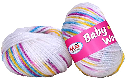 Image of M.G ENTERPRISE 100% Acrylic Wool Red (6 pc) Baby Wool 4 ply Wool Ball Hand Knitting Wool /Art Craft Soft Fingering Crochet Hook Yarn, Needle Knitting Yarn Thread Dye S