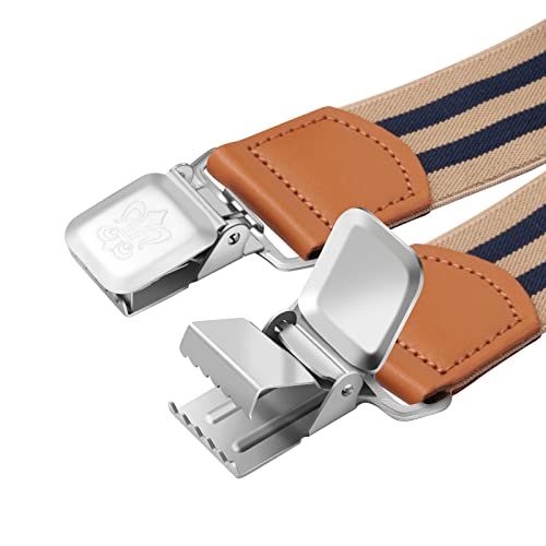 Dresime Suspenders For Men And Women Adjustable X Back 1.57 Inch Wide Elastic Heavy Duty Braces With Strong Metal Clips Men'S Leather Shirt Pants Belt Swivel Straps For Work thumb #4