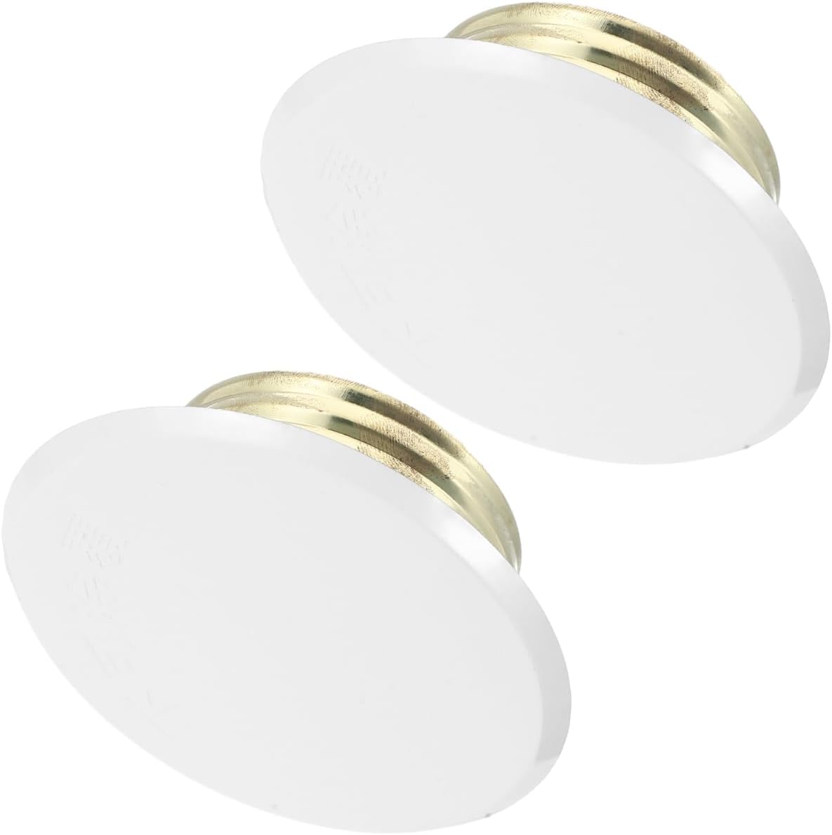 Mikikit 2 Pack Fire Sprinkler Covers 3.34 Inch Concealed Ceiling Cover Plates Easy Install Fire Sprinkler Head Caps for Home Office Safety