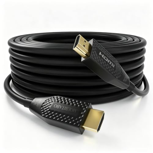 Image of Fiber Optic HDMI Cable 8K 48Gbps 25FT High speed HDMI 2.1 Cord in-Wall CL3 Rated 10K@30Hz 8K@60Hz eARC HDCP 2.2 /2.3 VRR ALLM Dynamic HDR10+ 3D Compatible with Switch Xbox PC Monitor TV Laptop PS4 /PS5