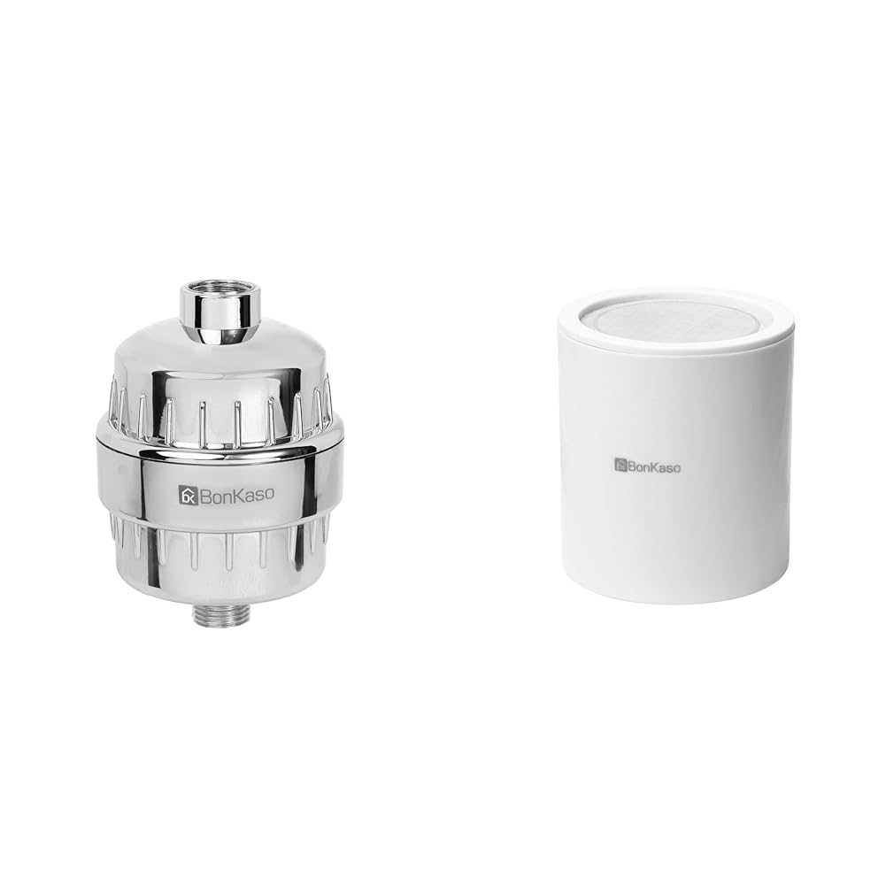 See full amazon price history chart for Bonkaso SF-01 ABS Plastic Universal Shower & Tap Filter for Hard Water | Replaceable Cartridge to Fi Bonkaso SF-01 ABS Plastic Universal Shower & Tap Filter for Hard Water | Replaceable Cartridge to Fi (B0CDWY96TB) Amazon Price History, Amazon Price Tracker
