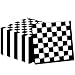 100 Pack Black and White Checkered Flag Party Napkins Disposable Race Car Birthday Party Supplies Racing Car Theme Party Paper Lunch Napkins for Baby Shower Kids Men Party Decorations Favors
