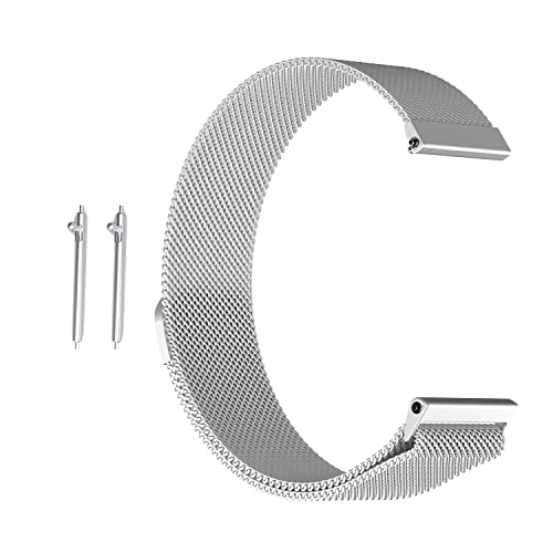Image of 22 mm Stainless Steel Adjustable Magnetic Strap For Noise ColorFit Pro 3 | Pro 3 Alpha | Pro 3 Assist | NAV | Nav+ | Excel | Icon Plus | Pulse Buzz | Grande | Pulse Grand | Ultra | Ultra 2 | Ultra Buzz | Vision | Caliber | For NoiseFit Buzz | Active | Core | Core Oxy | Endure | Agile | Fusion | Evolve