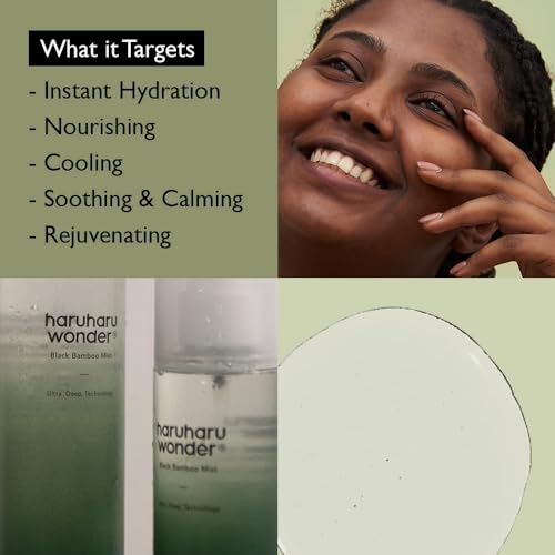 Haruharu RL001 Wonder Black Bamboo Mist - Hydrating And Firming Skin, Black Rice, Panax Ginseng For Clean And Smooth Skin Surface (2.7 Fl.Oz) | Vegan, Crurelty Free, Ewg-Green thumb #5