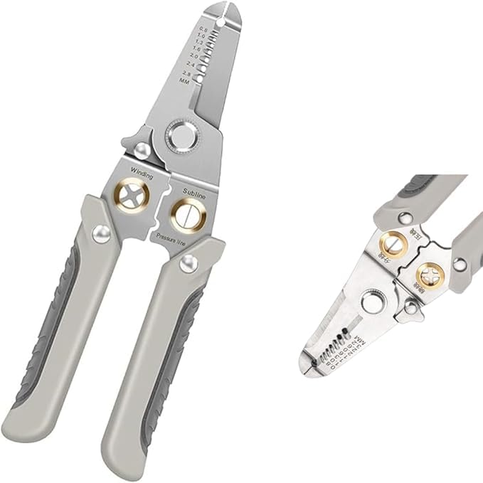 VELUZA Multifunctional Wire Stripper Crimper Cable Cutter Pliers, Professional Wire Stripping Tool, Wire Stripper for Electrical Cable cutter tool (B0DGLPVK9T) Amazon Price History, Amazon Price Tracker