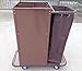Industrial Multifunctional Locking Hotel Cart, Commercial Traditional Cleaning Janitorial Room Service Housekeeping Cart,A