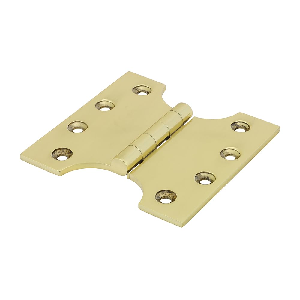 Timco Gold - Parliament Hinges - Solid Brass - Polished Brass (Size 102 X 100-2 Pieces)