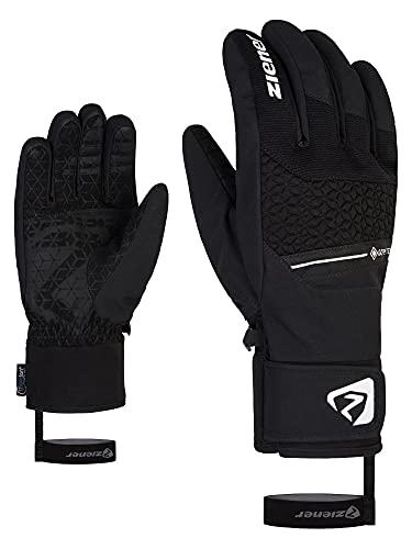 Ziener Alpine Men's Ski Gloves Granit Goretex Black - 11