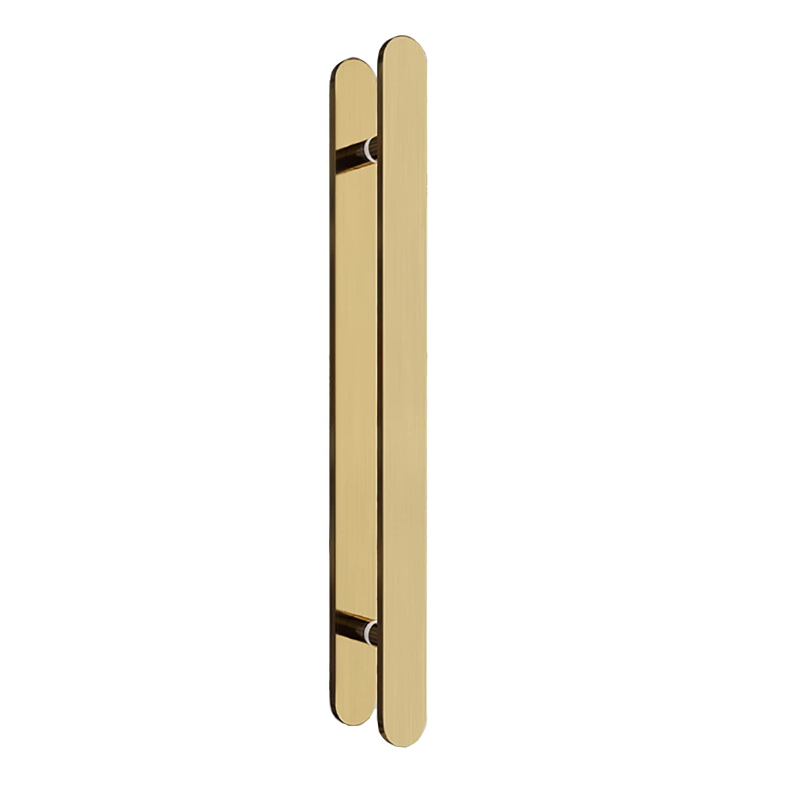 Poignée de porte coulissante en acier inoxydable doré 80 cm pour porte d'entrée en verre