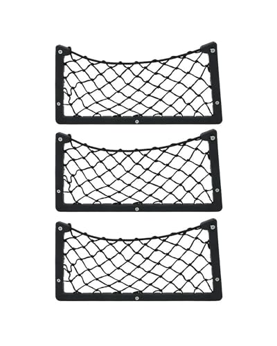 Poche pour panneau de porte et filet de rangement extensible pour habitacle impeccable