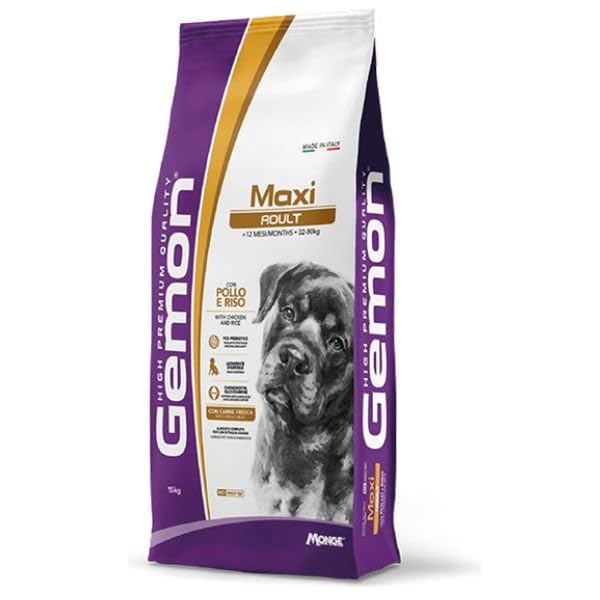 Monge GEMON Maxi Adult con Pollo e Riso - 15 Kg