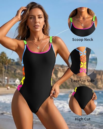 Image of Tempt Me Women One Piece Swimsuit Sexy Crisscross Bathing Suit Lace Up