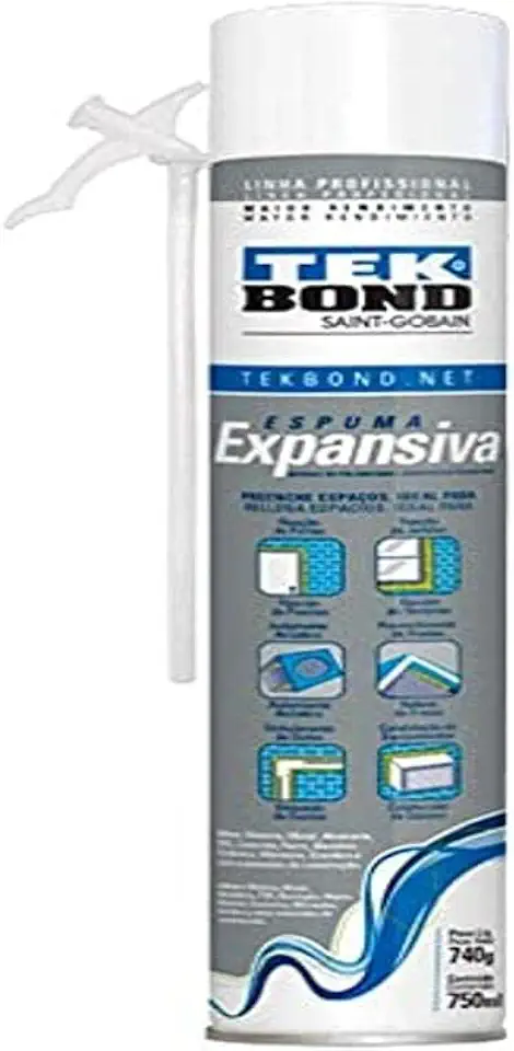 Espuma Expansiva de PU 740 gramas -Uso Profissional