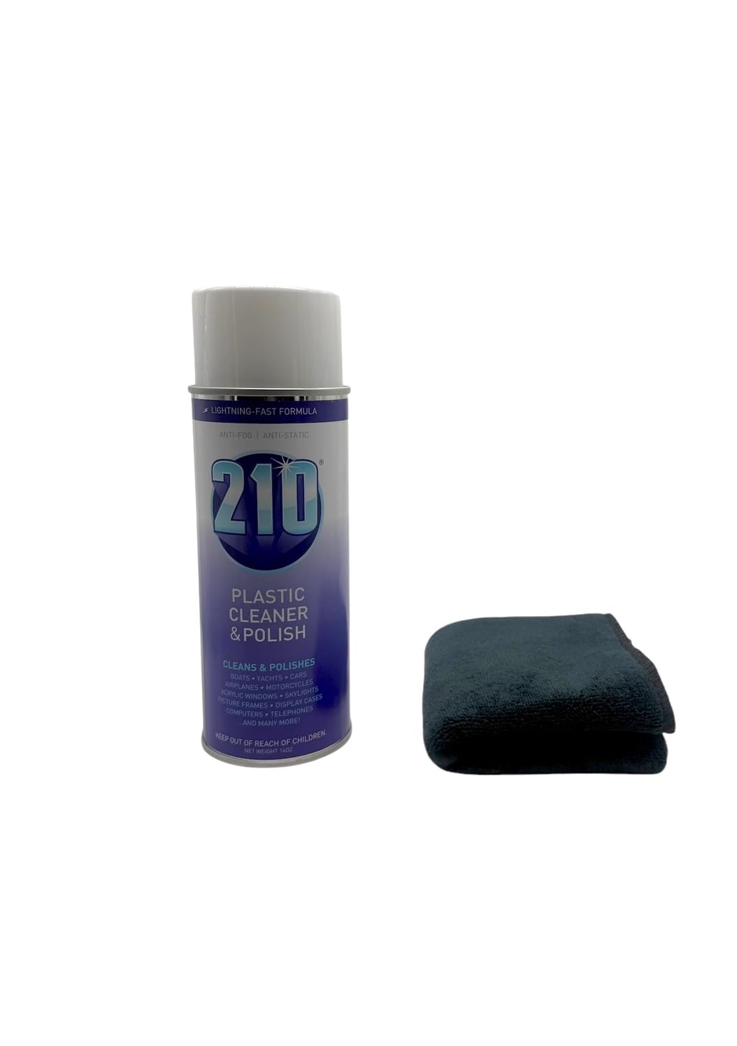 Sumner Laboratories (23304 210 Plastic Cleaner/Polish (14 oz) with Microfiber Towel