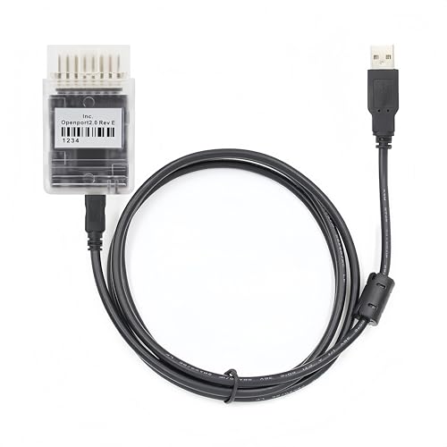 Washinglee K-CAN Diagnostic Cable for ECU, Compatible for Mitsubishi Subaru Toyota Jaguar Land Rover, OBD2 Diagnostic Cable Support OpenPort 2.0ECU FlashSDD V158/Techstream