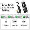 Yose Power 36V 15Ah Ebike Battery for 100W/ 200W/ 350W/ 500W/ 800W Motor Down Tube Electric Bicycle Battery with Base and Charger #2