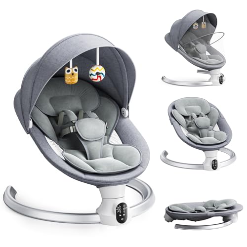 Ixdregan Operazione APP Sdraietta Neonati, Imbracatura a 5-Punti Migliorata Altalena Neonato...