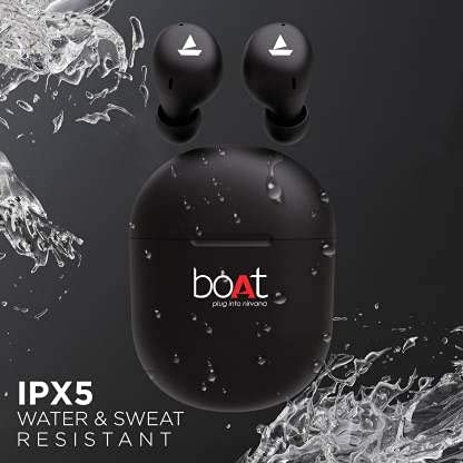 Renewed) boAt Airdopes 381 Bluetooth 