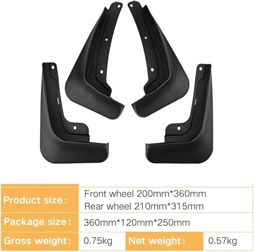 Guardabarros para Buick Envision: elimina salpicaduras en la pintura frontal 6