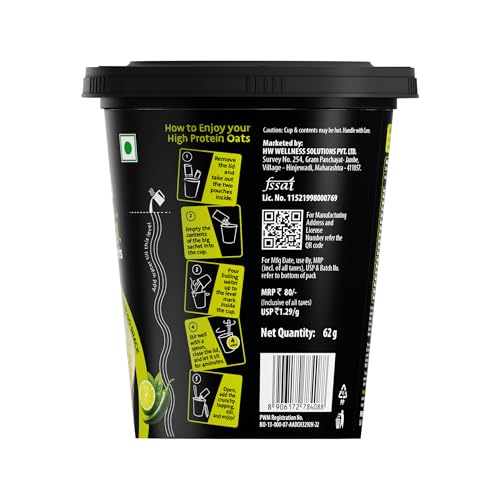 Image of True Elements Thai Zing Protein Oats 62g Pack of 3