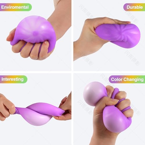 Image of Dumpling Squishy Mystery Box, Mystery Dumpling Squishy Squeeze Stress Balls for Kids & Adults, Sensory Fidget Toys for Anxiety Relief, Crazy Fun Dumplings Ideal Gift for Boys,Girls,Teens(Pink)