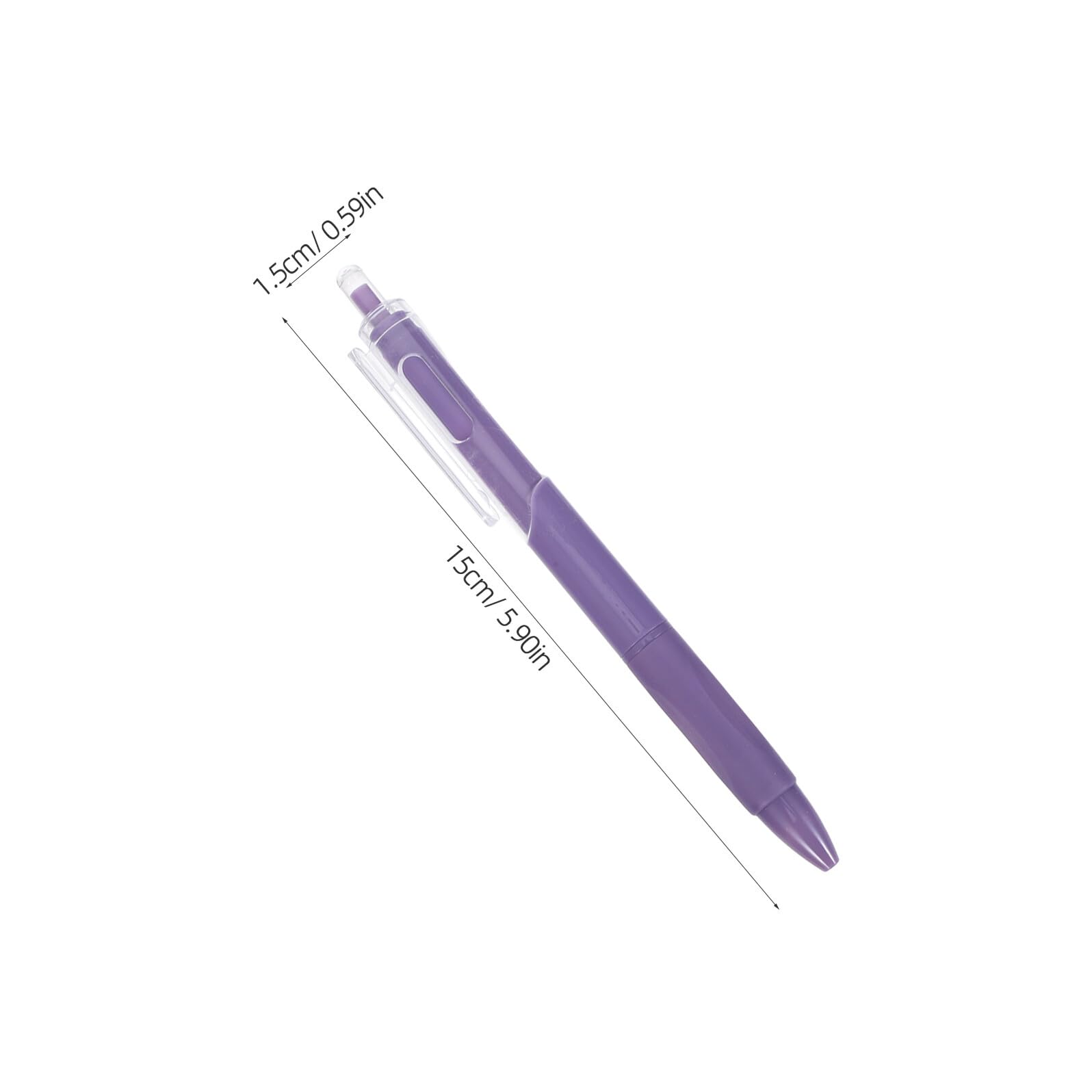 Set da 50 Penne Nere a Scatto Retrattili Punta Fine Penne Gel Tascabili Leggere per Scrittura Scorrevole a Scuola e Ufficio per Diario e Appunti Quotidiani