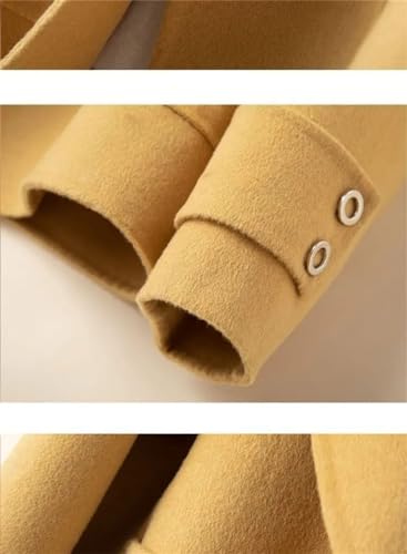 Winter Coat Women Wool Jacket Autumn Double-Sided Cashmere Coat Female Short Black Outerwear Clothes4