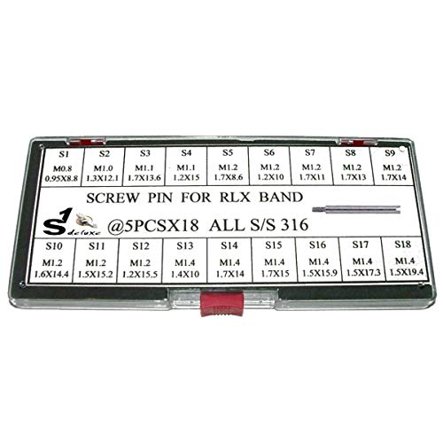 S1 DELUXE Mors filetés pour Bracelets RLX - Vis pour Bracelet de Montres Rolex