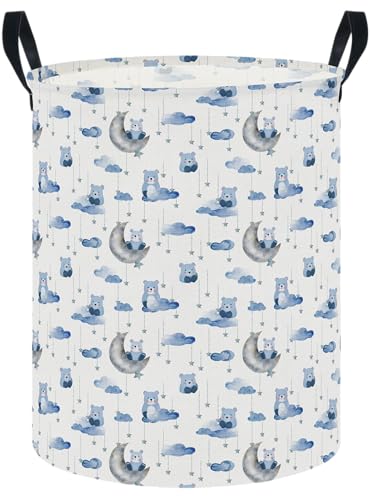 Image of NTAOHAMPER Goody Bear Laundry Hamper,Laundry Basket,Baby Nursery Hamper,Waterproof Storage Bin,Clothes Organizer Basket,Room Decor(Goody Bear)