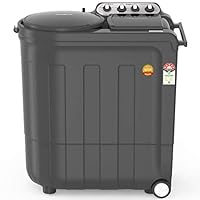 Whirlpool 8 Kg 5 Star Semi-Automatic Top Loading Washing Machine (ACE 8.0 TURBO DRY, Grey Dazzle)