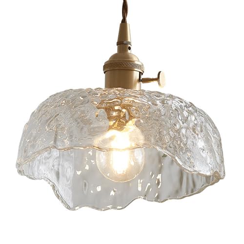 Luminaires encastrés avec suspension en verre nordique à tête unique