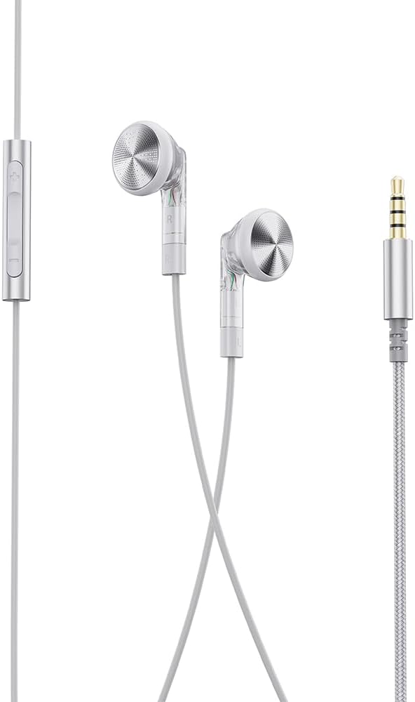 FF1 Headphones - 3.5mm HiFi, 14.2mm HD Dynamic Microphone, Translucent