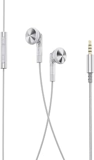 FiiO FF1 3.5mm HiFi Music有線ベースイヤホン 14.2mm ダイナミックHDマイクイヤホン ゲーム会議ビデオ用 (半透明)