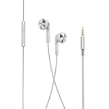 FiiO FF1 3.5mm HiFi Music Wired Bass Earbud 14.2mm Dynamic HD Microphone Earphone for Gaming Meeting Video (Translucent)