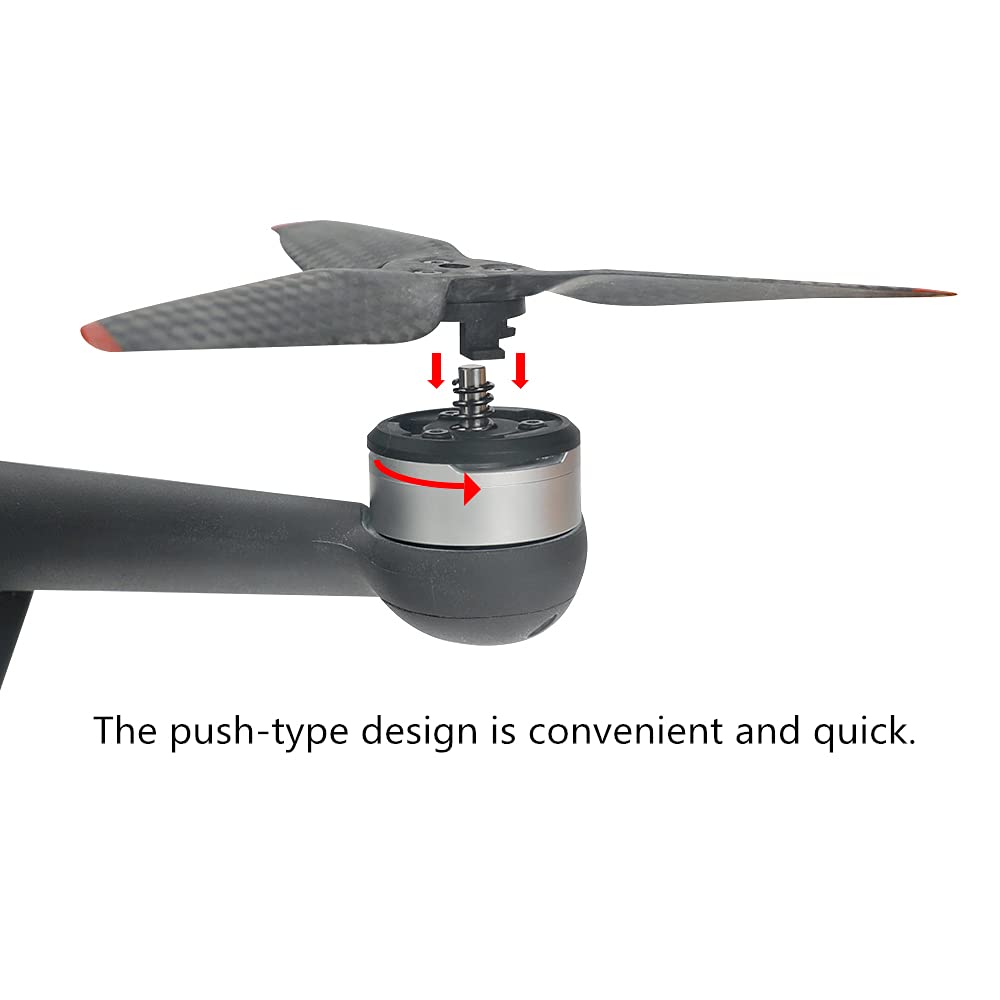 Eliche per DJI FPV, elica in fibra di carbonio, design della forma snella, peso più leggero, ala del drone, pezzo di ricambio, accessori per droni