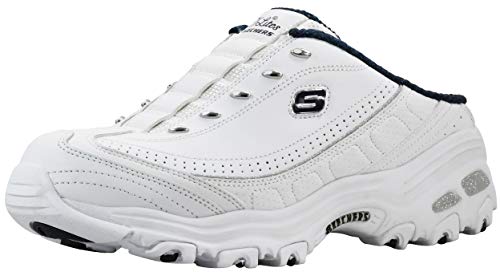 Image of Skechers Women's D'Lites Bright Sky Sneaker | Air-Cooled Memory Foam Insole, Cushioned midsole with flexible outsole, Sporty fashion sneaker with open back design