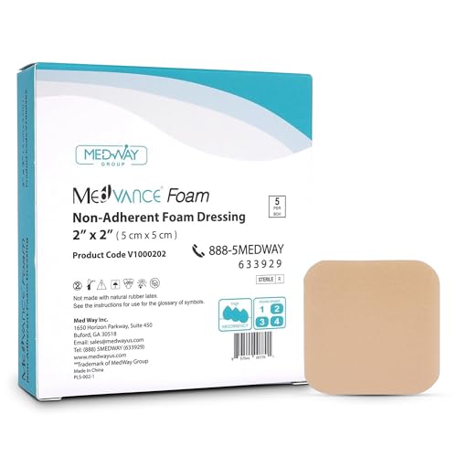 MedVance TM Foam – Waterproof Non-Adhesive Hydrophilic Foam Dressing 2